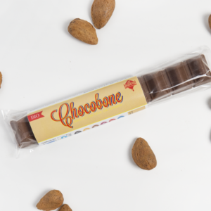 CHOCOBONE BIO&FT Chocolate con LECHE y Almendra caramelizada