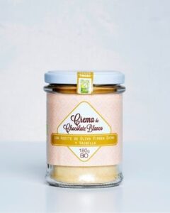 Crema de Chocolate ecológico Blanco Aceite Oliva Vainilla