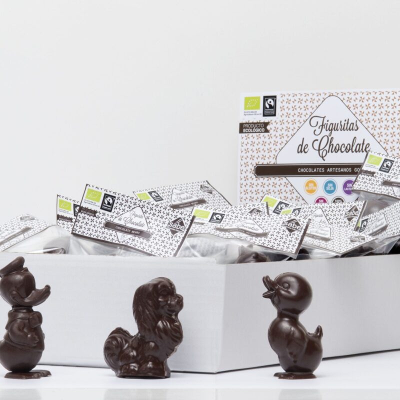 Figurita BIO&FT de Chocolate NEGRO, 30 g.