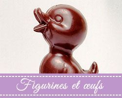 Figurines et œufs Chocolates Artesanos Isabel
