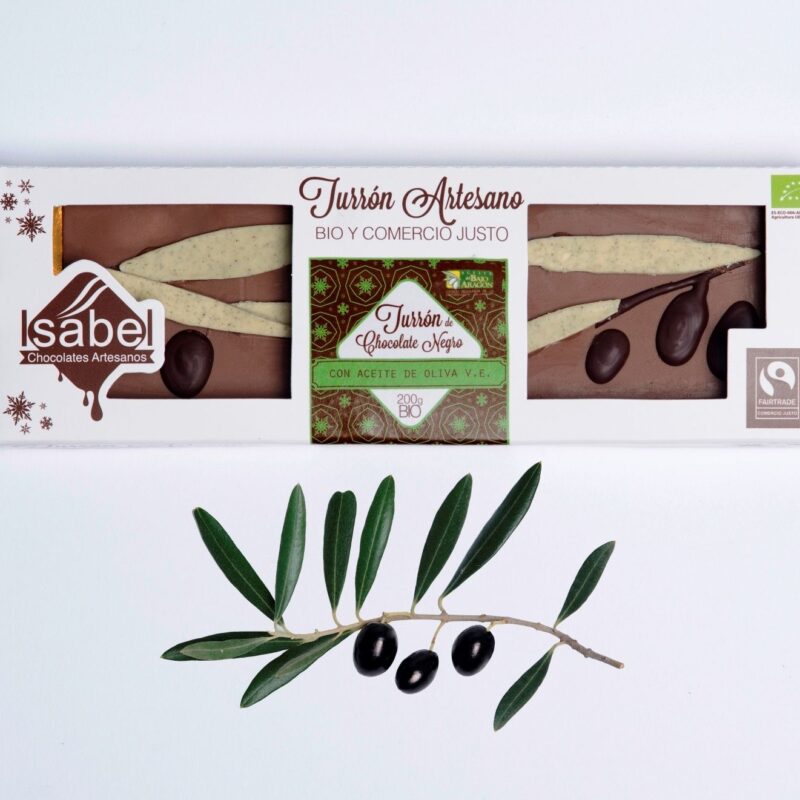 Turrón Chocolate con Aceite de Oliva V.E.
