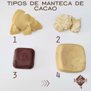 Manteca de cacao bio natural