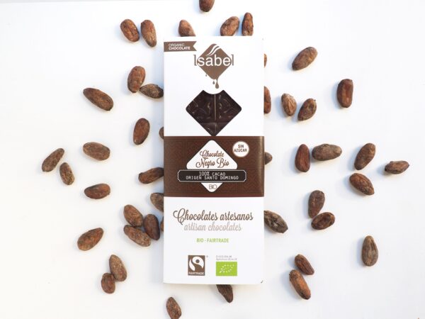 Tableta 100% Cacao Santo Domingo- BIO y Ecológica
