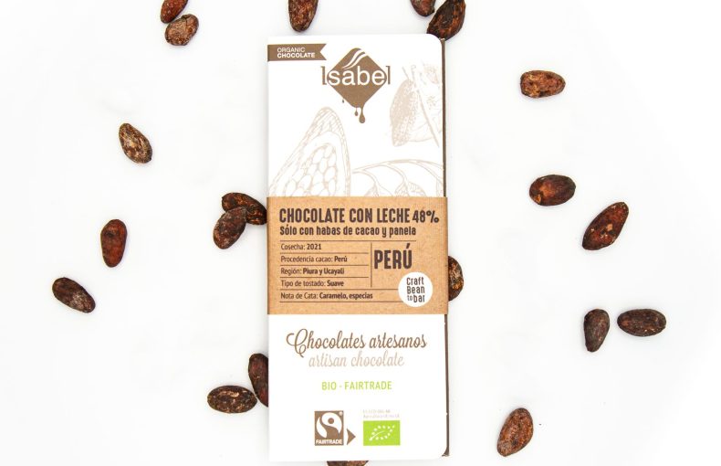 Tableta Chocolate BIO Bean To Bar LECHE - Fairtrade