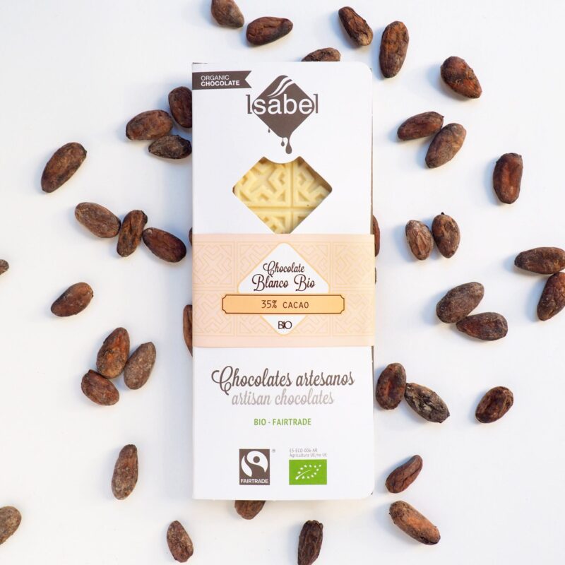 Tableta Chocolate Blanco 35% BIO y Ecológica