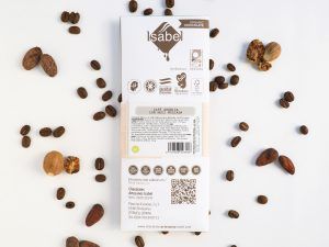 Tableta Chocolate Blanco con Cafe Arábica y Nuez Moscada- BIO y ECO 3