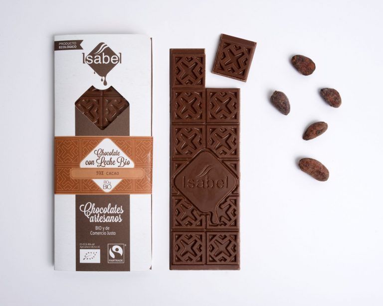 Tableta Chocolate con Leche 39% Cacao - BIO y ECO 2