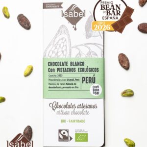 Tableta BIO&FT Chocolate BEAN TO BAR 35% PISTACHO