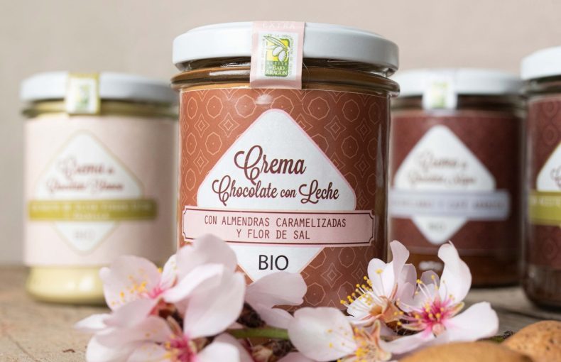 Crema para untar de chocolate bio con almendra marcona ecológica