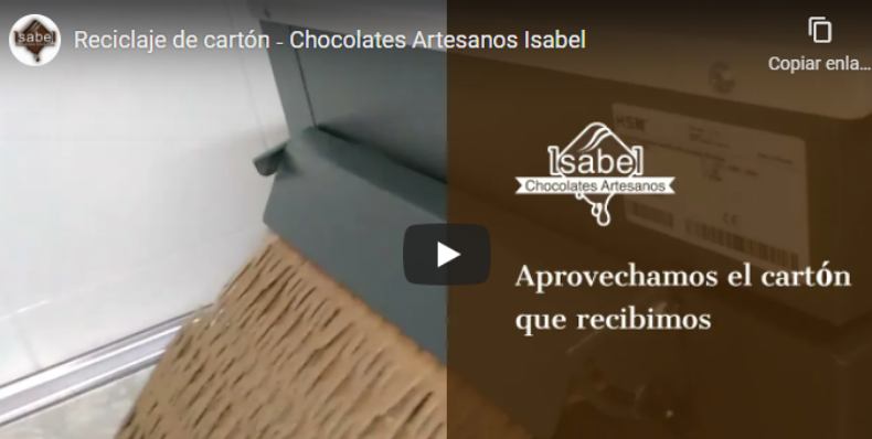 envasado sostenible | Chocolates Artesanos Isabel