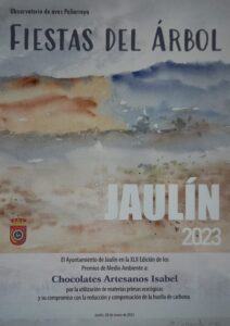 Cartel de las Fiestas del Árbol Jaulín 2023